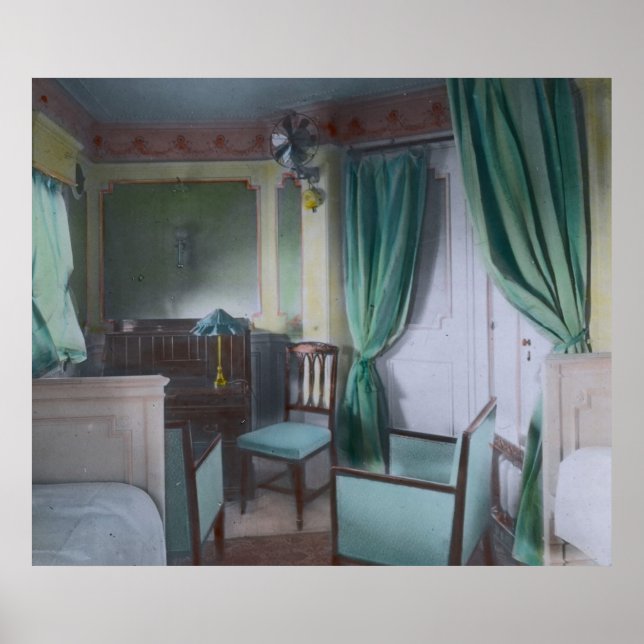 Poster RMS Titanic Classe Superior Cabina Luxo (Frente)