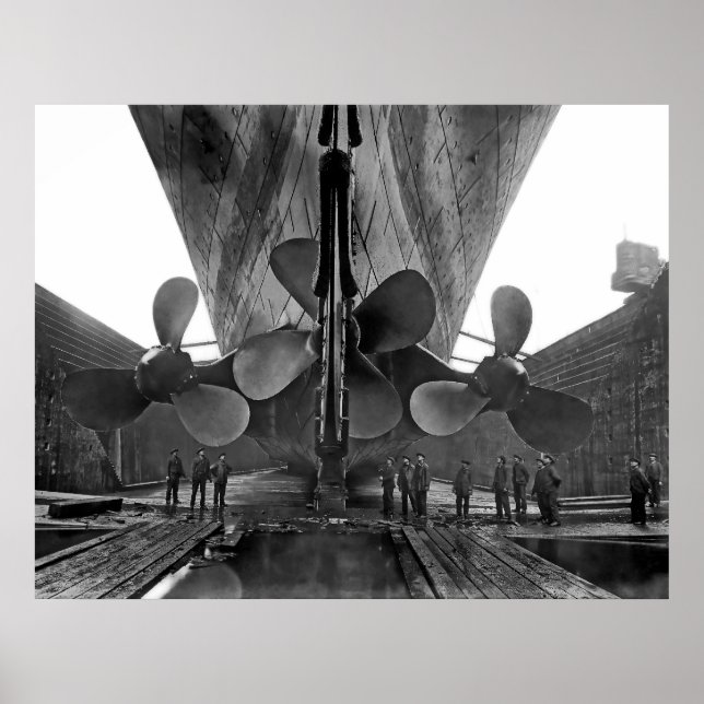 Poster RMS Titanic Propellers (Frente)