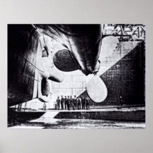 Póster RMS titânico:  Apronte a Lauch
