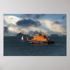 Poster RNLI Lifeboat Torbay