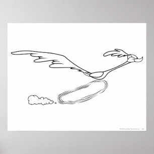 Póster ROAD RUNNER™ Executando rápido