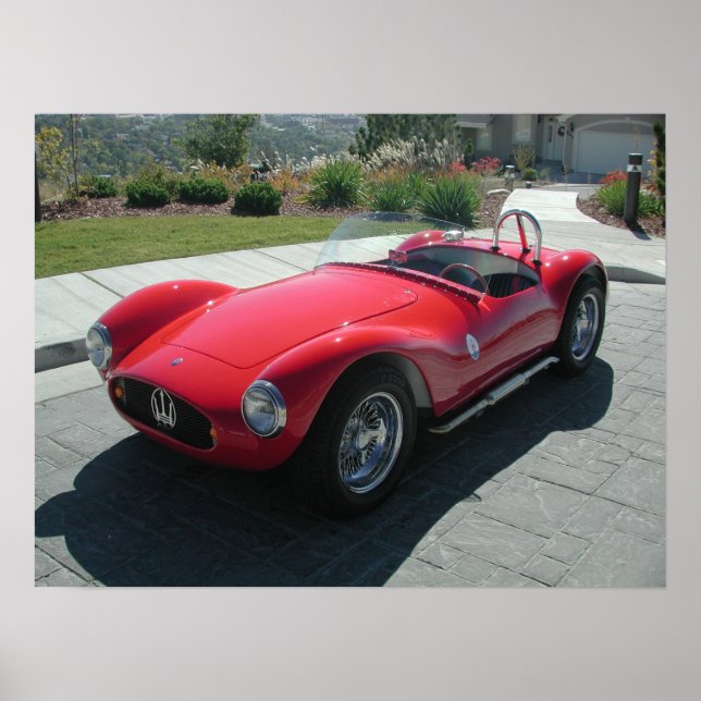 Póster Roadster Maserati A6GC5 1955 (Frente)