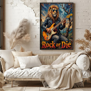 Poster Roar de inverno: Eco Elétrico do Leão