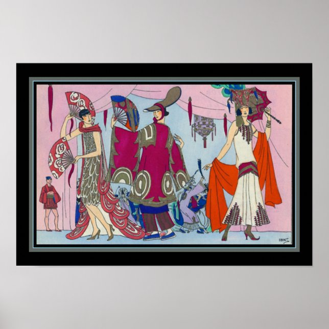 Poster Roaring Twenties Art Deco Fashion (Frente)