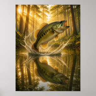 Poster Robalo Boca-Larga da Floresta Dourada