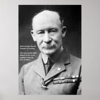 Poster Robert Baden-Powell