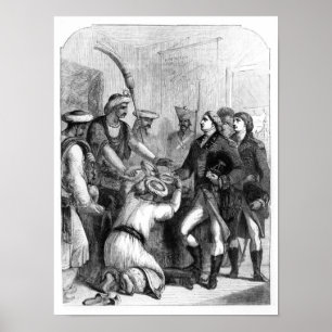 Póster Robert Clive que recebe o "Diwani" de Bengal