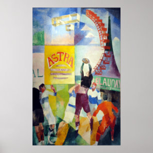 Poster Robert Delaunay, Equipe De Cardiff