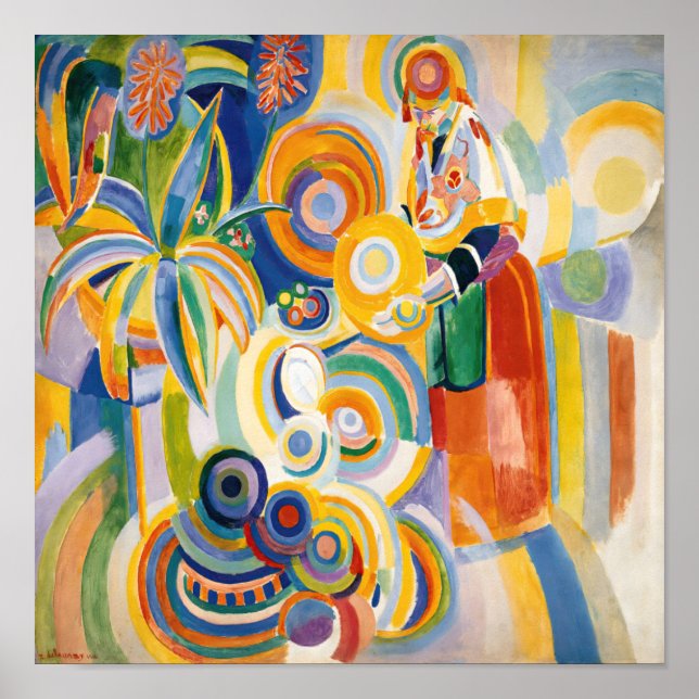 Poster Robert Delaunay - Mulher Portuguesa (Frente)
