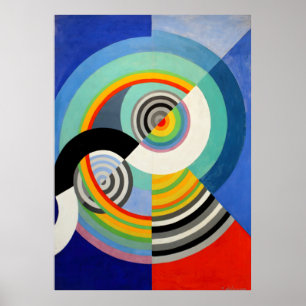 Poster Robert Delaunay - Rythme n° 3