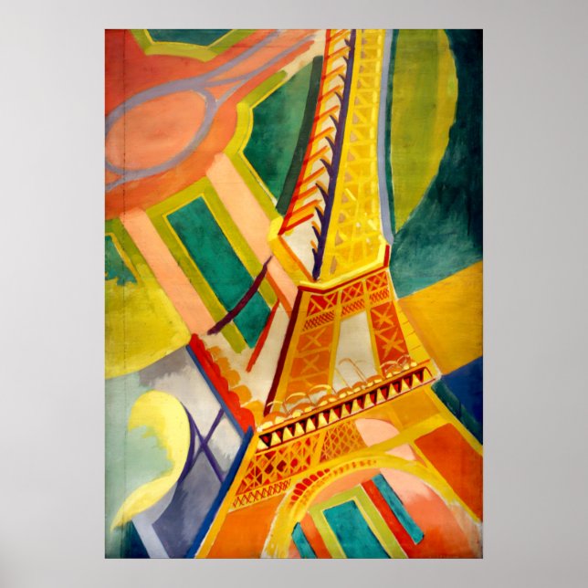 Poster Robert Delaunay - Torre Eiffel (Frente)