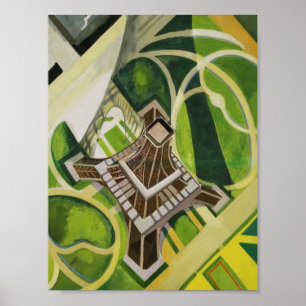 Poster Robert Delaunay Torre Eiffel