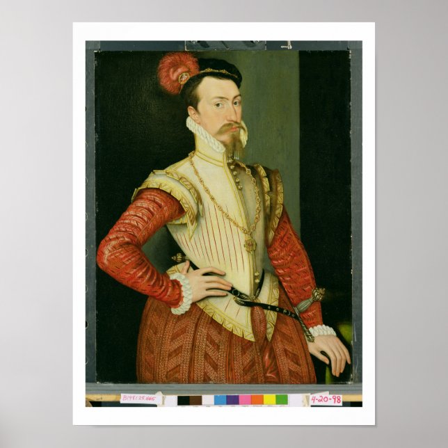 Poster Robert Dudley (1532-88) 1rua Earl of Leicester, c. (Frente)
