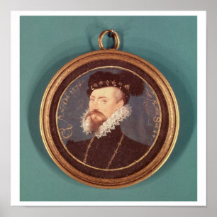 Póster Robert Dudley, conde de Leicester (c.1532-88) 1576