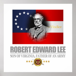 Poster Robert E Lee (patriota do sul)
