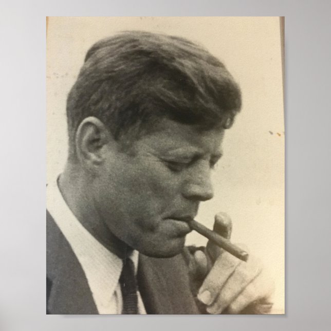 Poster Robert F Kennedy Young Smoking (Frente)