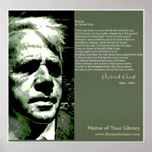 Póster Robert Frost