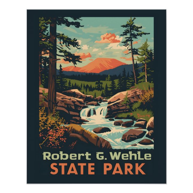 Póster Robert G. Wehle State Park - Nova Iorque (Frente)
