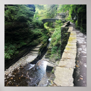 Poster Robert h. ponte do Parque Estadual do Treman