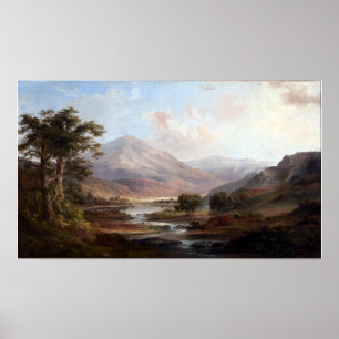 Poster Robert S. Duncanson - Paisagem Escocesa