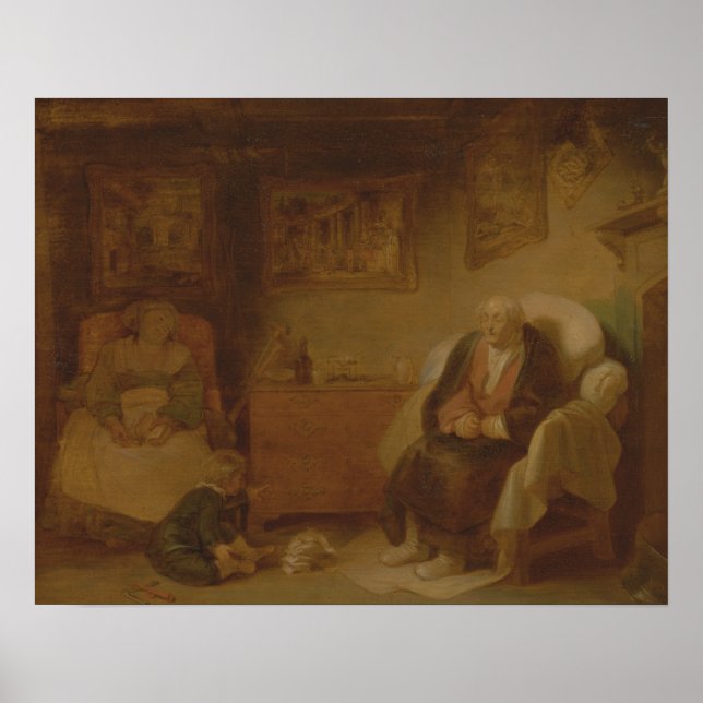 Poster Robert Smirke - As Sete Idades do Homem (Frente)