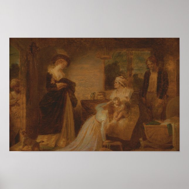 Poster Robert Smirke - As Sete Idades do Homem - A Crianç (Frente)