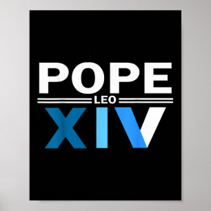 Poster Roberto Francisco Papa Leão Xiv Vaticano Villanova