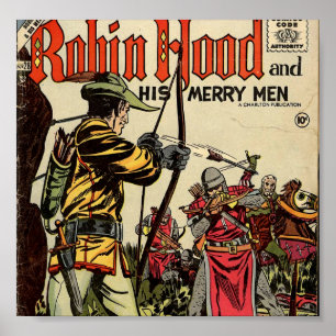 Póster Robin Hood Comic Book