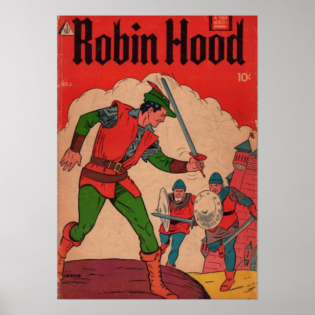 Poster Robin Hood Comic Cover (Frente)