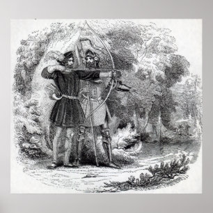 Póster Robin Hood e John pequeno
