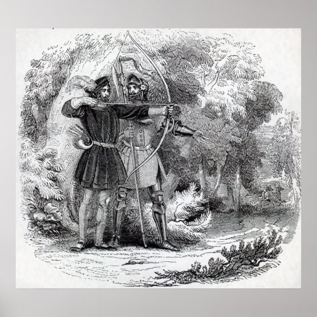 Póster Robin Hood e Little John (Frente)