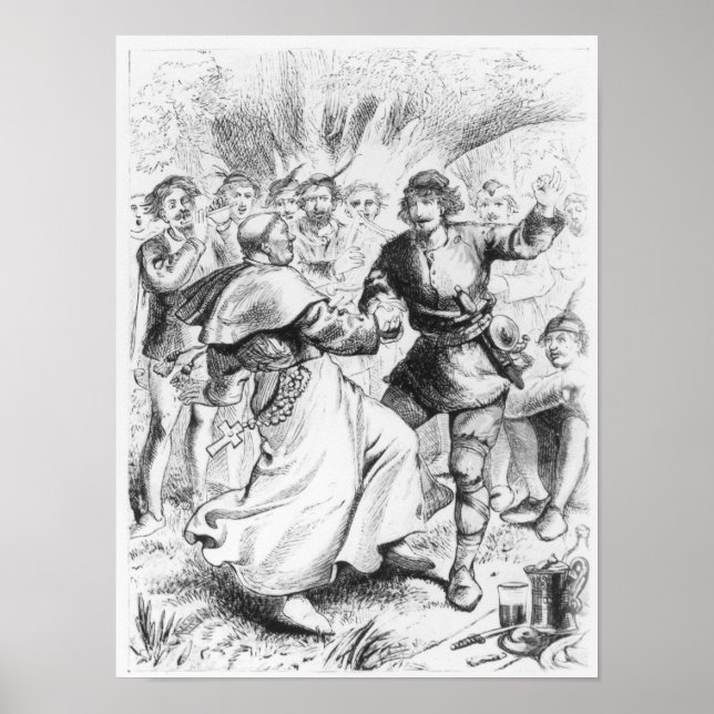 Póster Robin Hood e o Bispo (Frente)