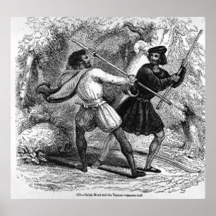 Póster Robin Hood e o curtidor com Quarto-funcionarios