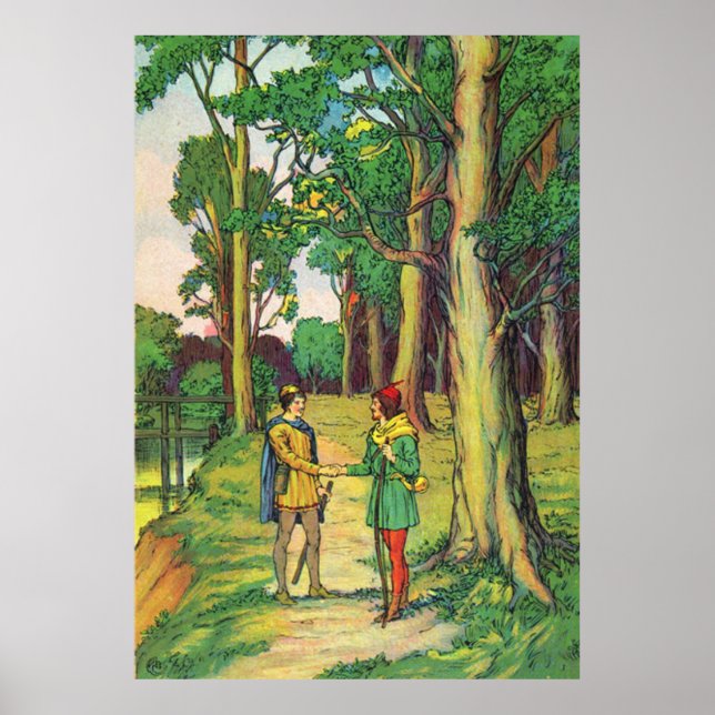 Poster Robin Hood e Pequeno João  (Frente)
