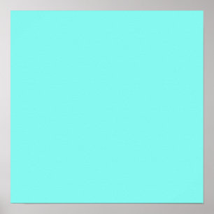 Póster Robins de água-quente, de turquesa-gema, azul-ovo