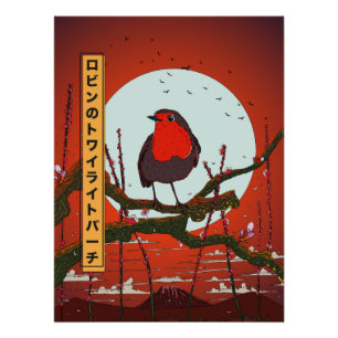 Póster Robin's Twilight Perch