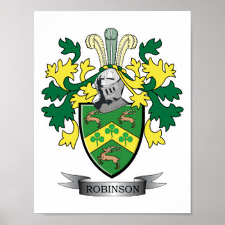 Póster Robinson Coat of Arms