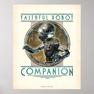 Poster Robô Companion Fiel (16x20")
