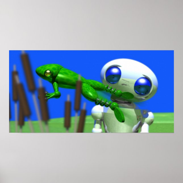 POSTER ROBÔ E SAPO (Frente)