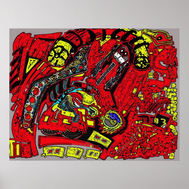 Póster Robo Hell (Frente)