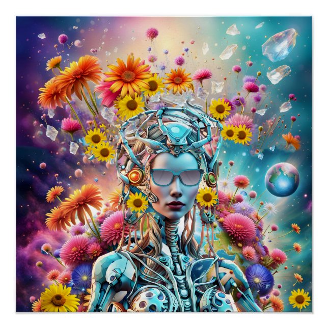 Póster Robô orgânico (Frente)