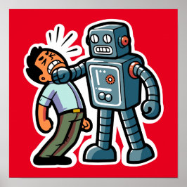 Poster Robô Zangado