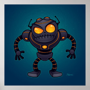 Póster Robô Zangado