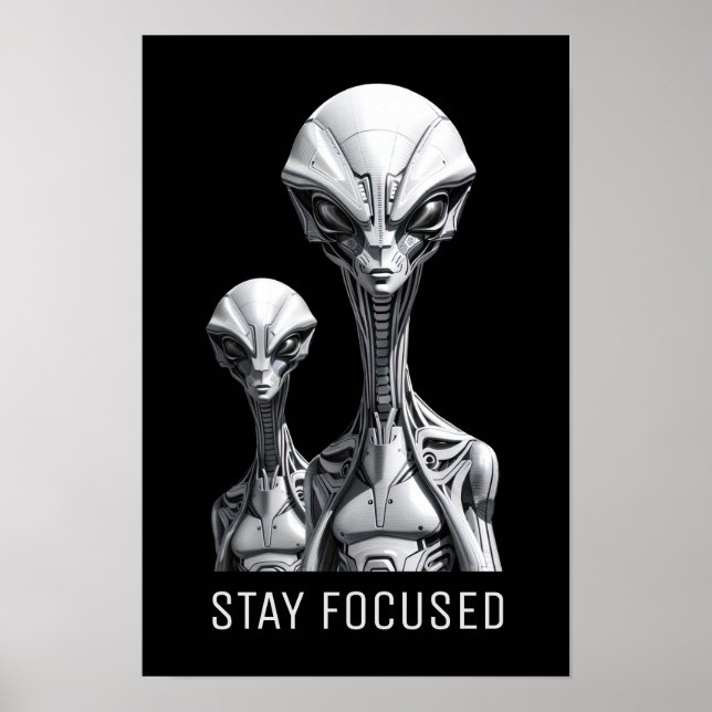 Poster Robôs Alienígenas (Frente)
