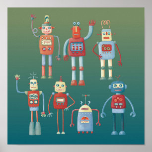 Poster Robôs Cutis