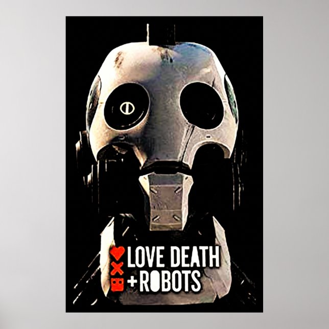 Poster Robôs da Morte do Amor (Frente)