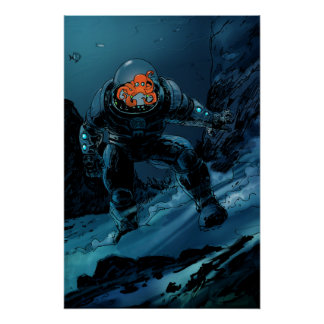 Póster Robot aquatique
