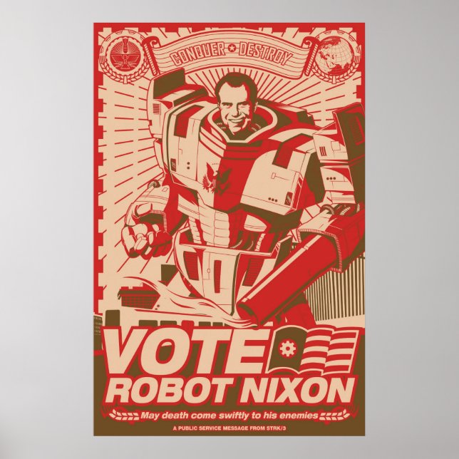 Póster Robot Nixon (Frente)