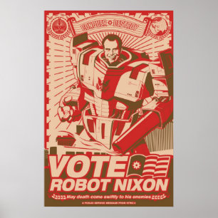 Poster Robot Nixon - Todos os Hail Robot Nixon