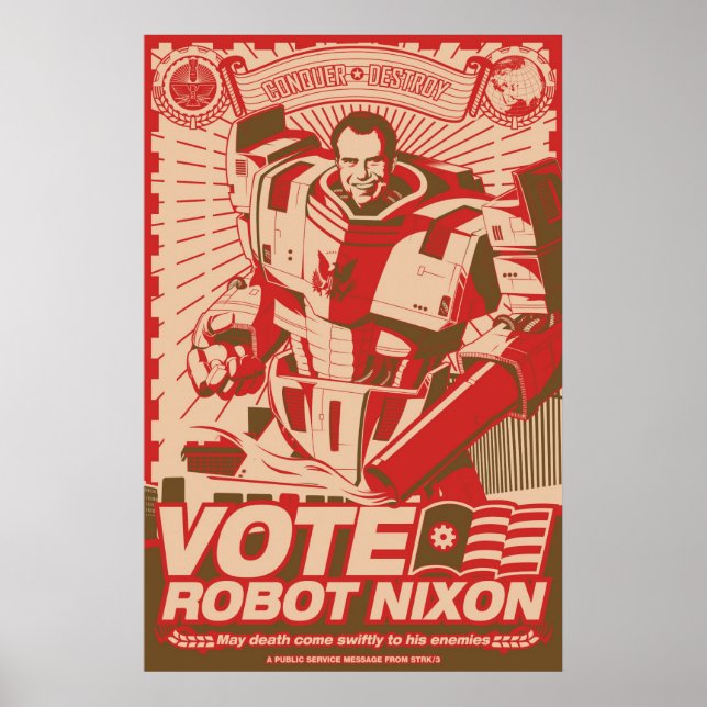 Poster Robot Nixon - Todos os Hail Robot Nixon (Frente)